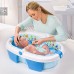 Bathtubs Freestanding Infant Folding Inflatable Thicken Easy to Carry Does not Occupy Space 73× 44 × 21cm (28.717.38.3 inches) (Color : Blue) - B07H7K8YGX
